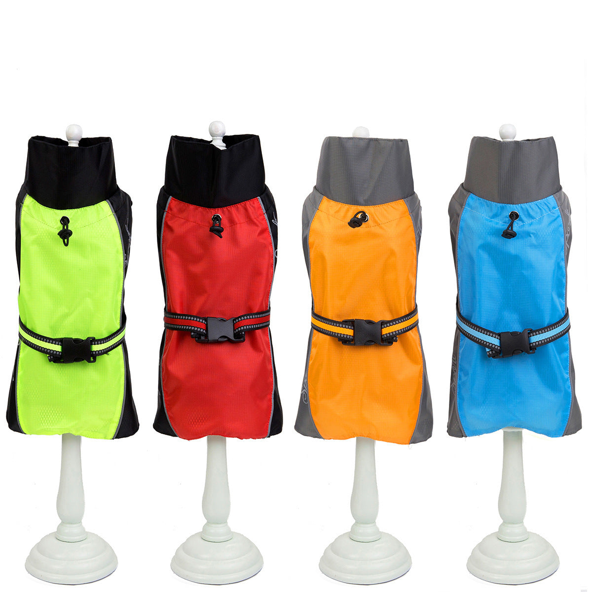 JMT-979594 Extra Large Waterproof Pet Raincoat for Big Dogs - Available in Multiple Colors