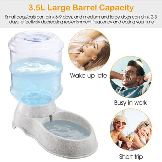 JMT-979850 Automatic Gravity-Flow Pet Water Dispenser for Fresh Hydration