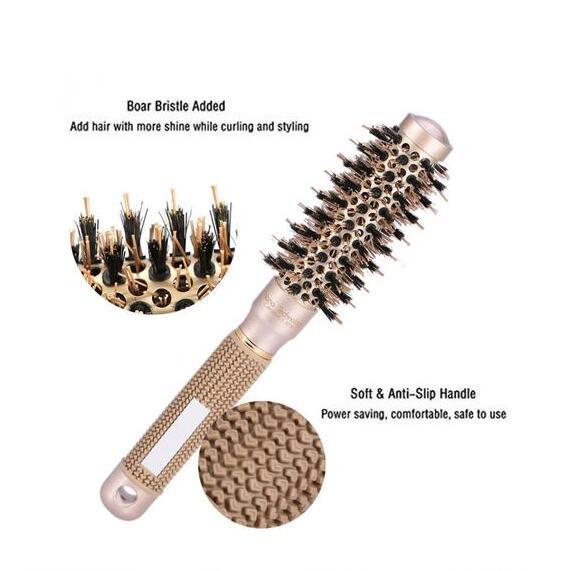 JMT-979978 Professional Plastic and Nylon Hair Brush - 30.4cm, Lightweight Design for Daily Use