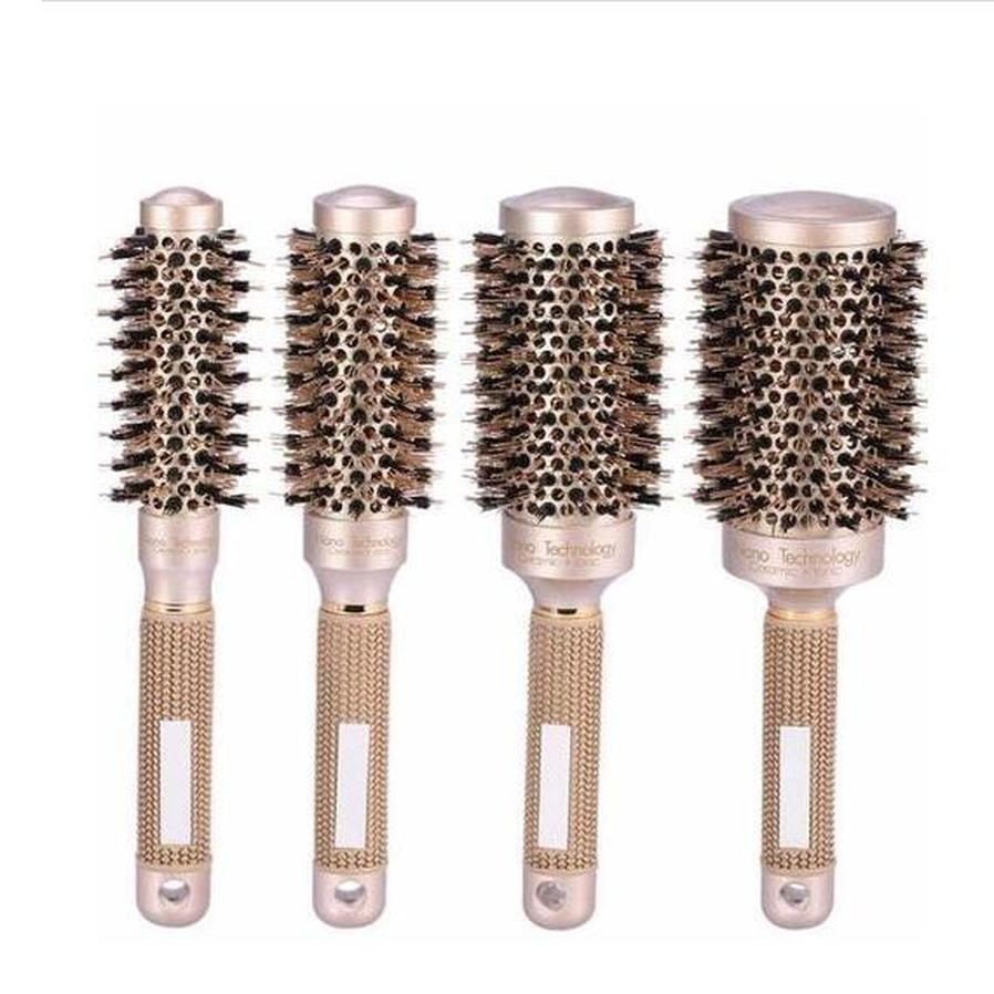 JMT-979978 Professional Plastic and Nylon Hair Brush - 30.4cm, Lightweight Design for Daily Use
