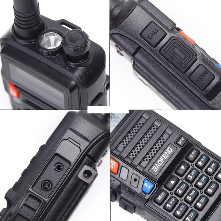 JMT-980170 Professional FM Intercom - BF-UV5R PLUS, 136-174/400-520 MHz, 10W Power, 128 Channels, 3-8 km Range, Lithium Battery