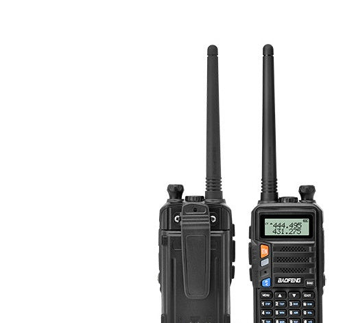 JMT-980170 Professional FM Intercom - BF-UV5R PLUS, 136-174/400-520 MHz, 10W Power, 128 Channels, 3-8 km Range, Lithium Battery