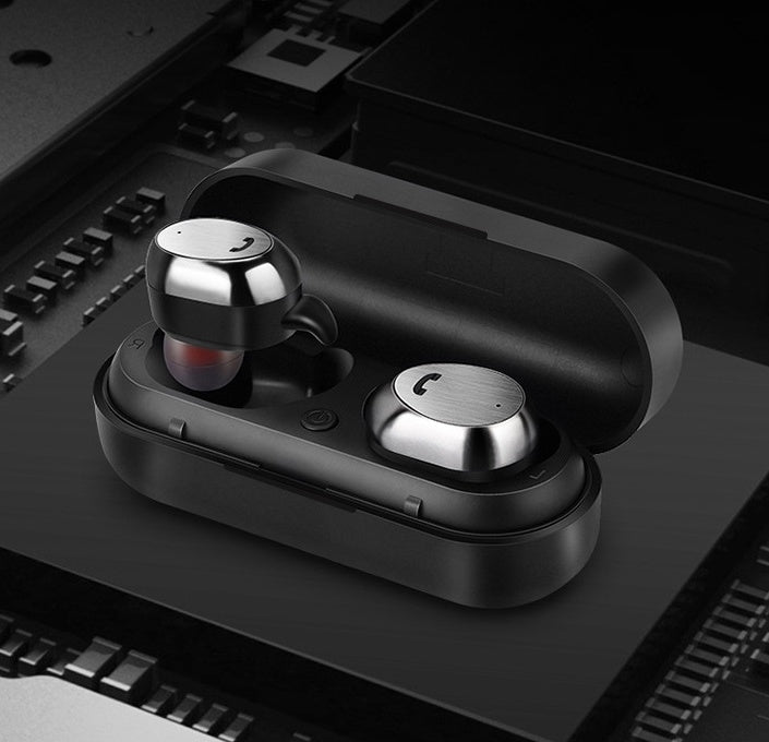 JMT-980490 Wireless Sports Bluetooth Headset with CVC Noise Reduction and Automatic Charging Case