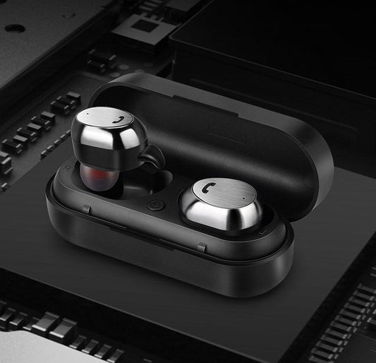 JMT-980490 Wireless Sports Bluetooth Headset with CVC Noise Reduction and Automatic Charging Case