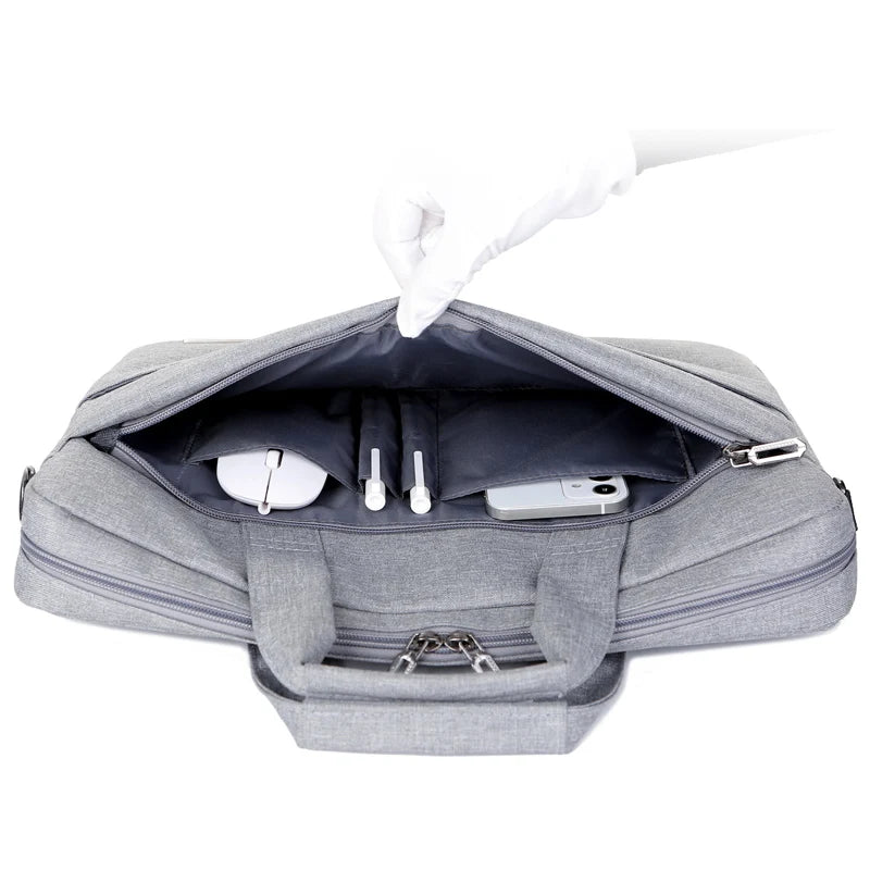 JMT-980554 15.6-Inch Polyester Laptop Bag with Multiple Compartments and Stylish Design