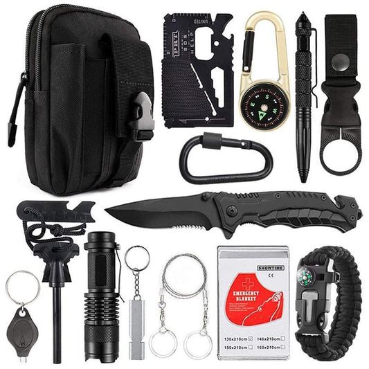 JMT-980874 Multi-Function Outdoor Camping Tool for Survival and Self-Defense Needs