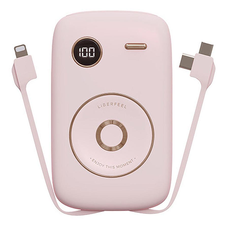 JMT-981002 10000mAh Retro Portable Power Bank with Multi-U Port Output - Available in Pink, Blue, Green, Purple