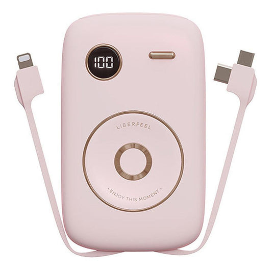 JMT-981002 10000mAh Retro Portable Power Bank with Multi-U Port Output - Available in Pink, Blue, Green, Purple