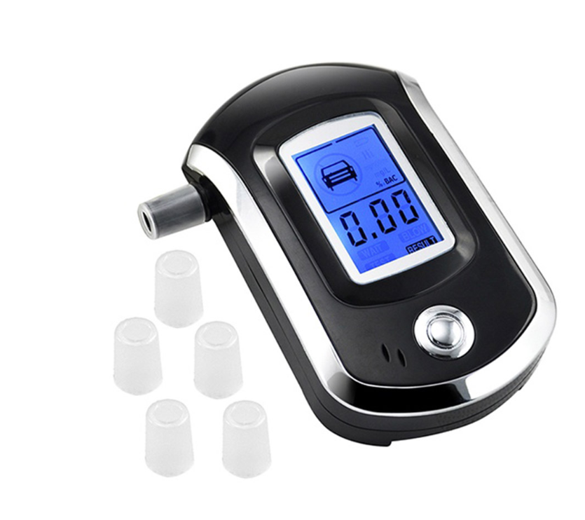 JMT-981322 Household Breath Alcohol Tester with Alarm and Mouthpiece for Accurate Detection