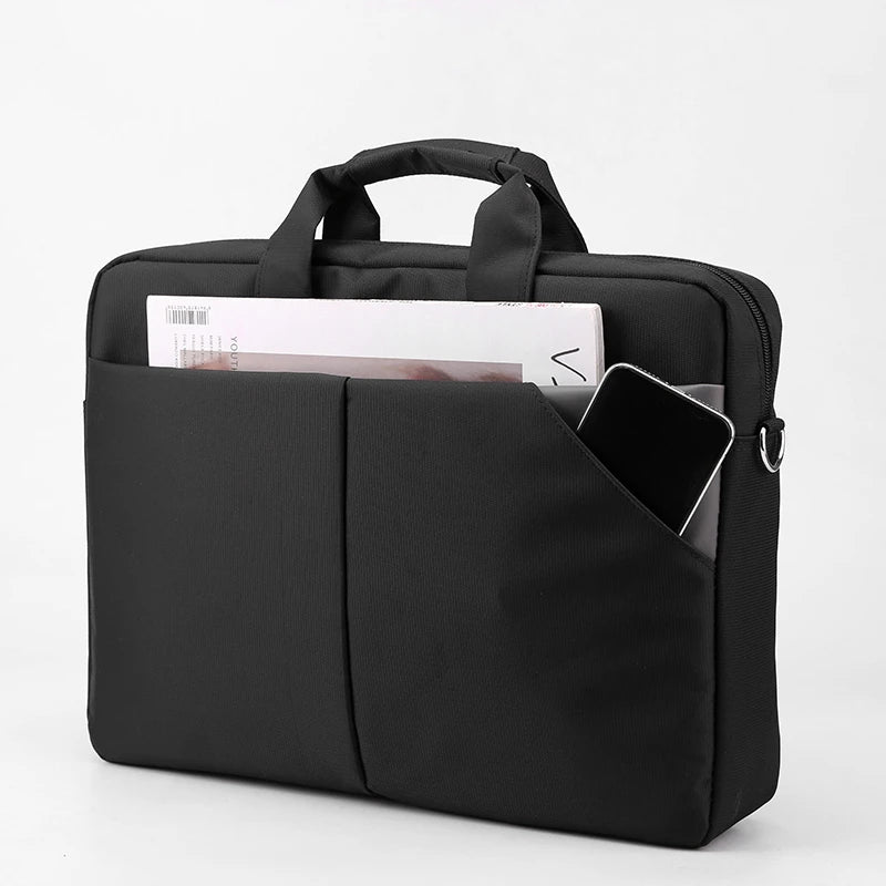 JMT-981706 Large Capacity Laptop Briefcase for 15.6 Inch and 14 Inch Devices, Single Shoulder Design