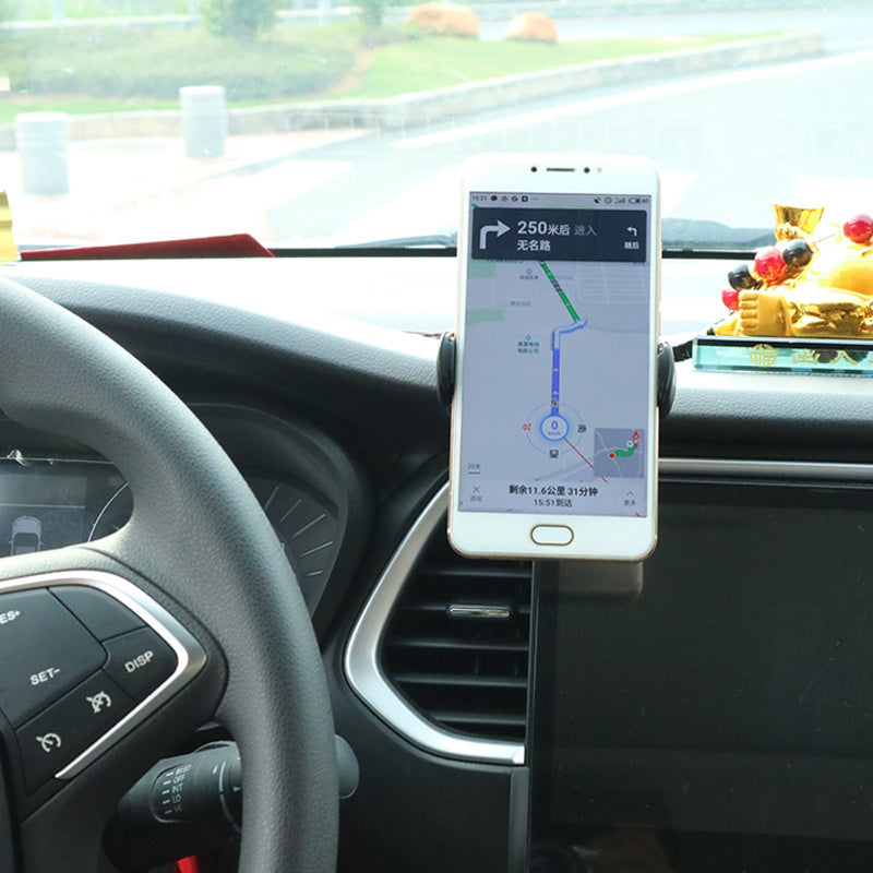 JMT-981834 High Viscosity Car Phone Holder with 360-Degree Rotation for Smartphones and GPS Devices
