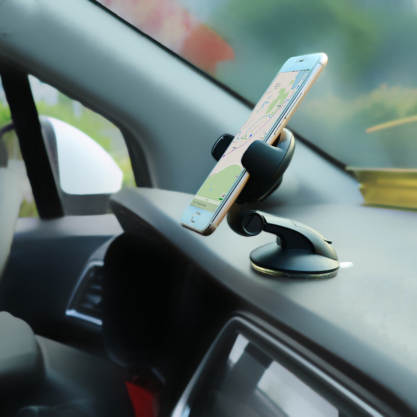 JMT-981834 High Viscosity Car Phone Holder with 360-Degree Rotation for Smartphones and GPS Devices
