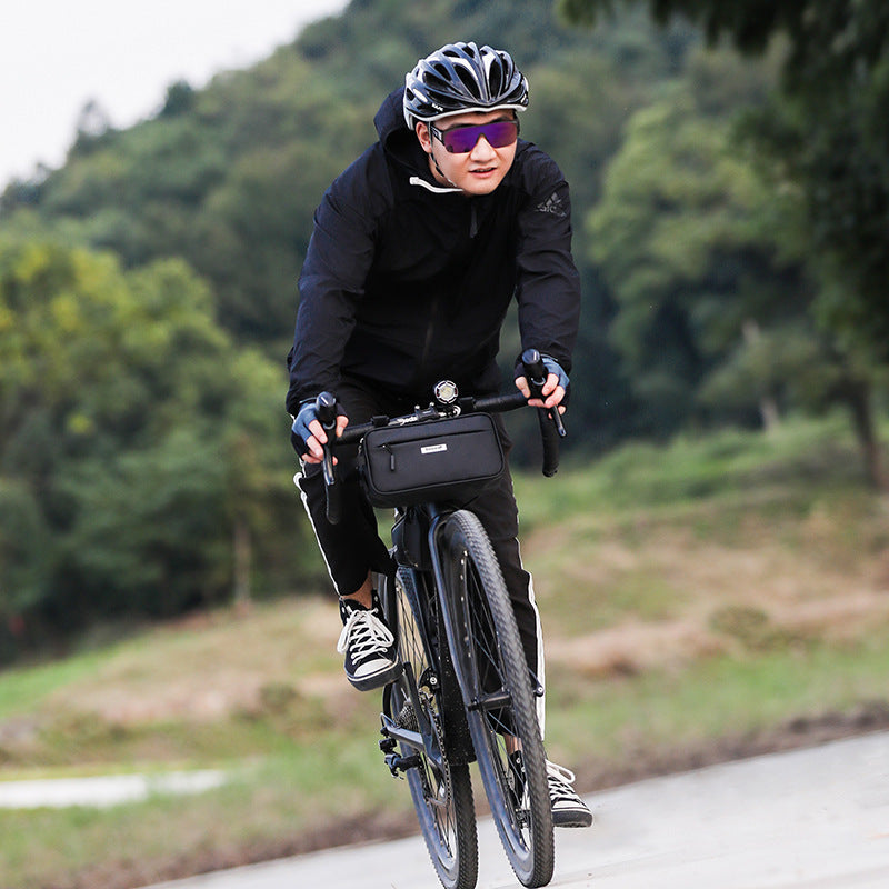 JMT-981898 Water-Repellent Bicycle Front Bag with Triangle Design for Convenient Storage
