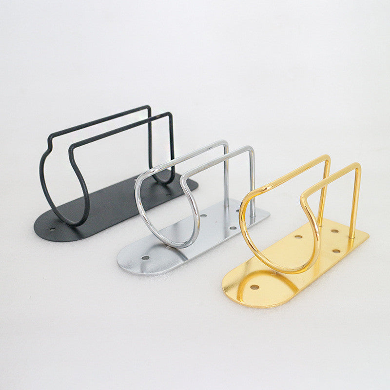 JMT-981962 Electric Hair Clipper Holder Rack - Stainless Steel Stand for Barbershops and Home Use in Silver and Gold