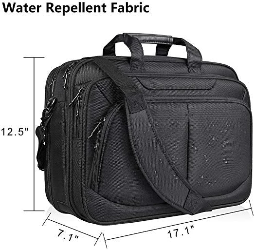 JMT-981962 Expandable Water-Repellent Messenger Bag for Laptops and Business Essentials