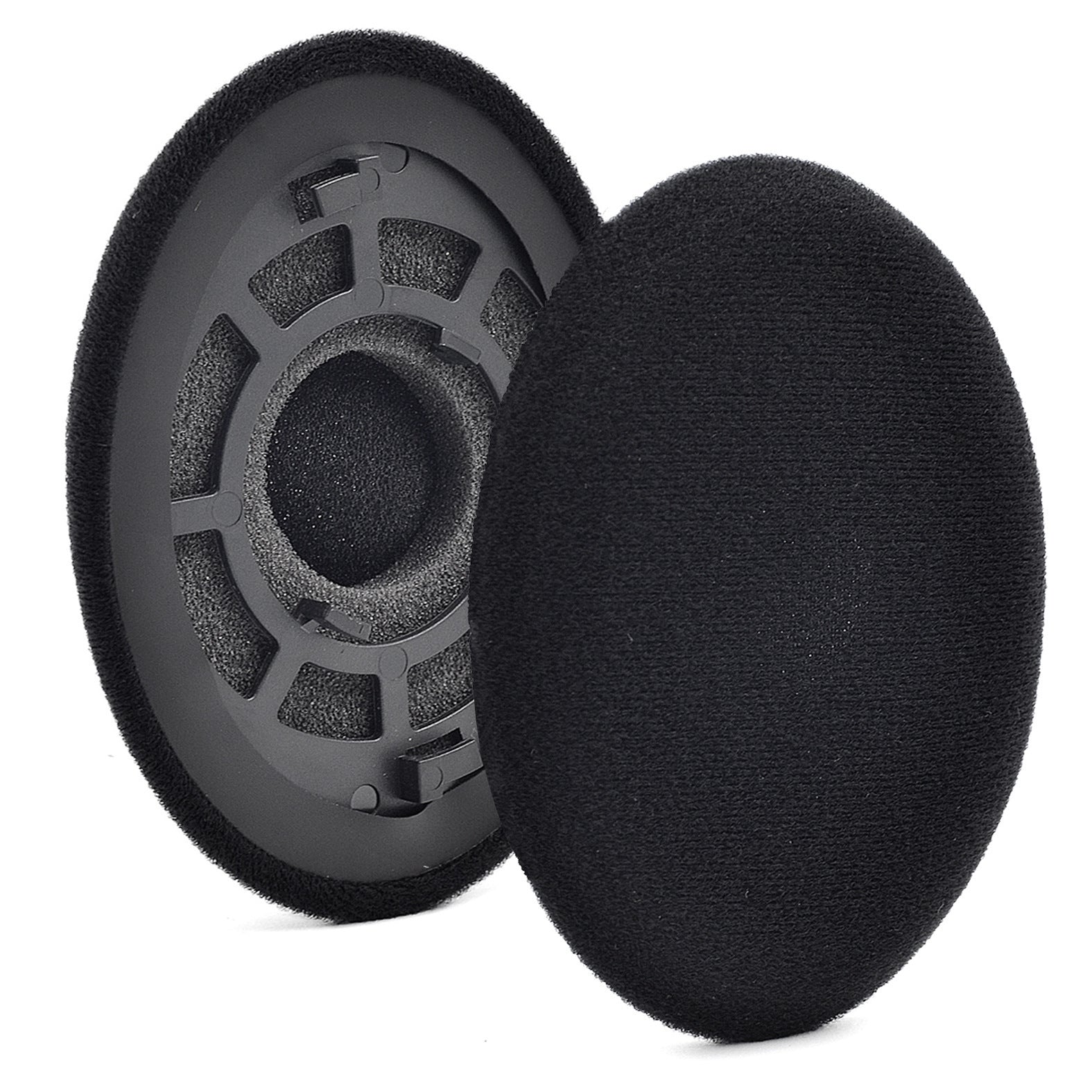 JMT-981962 Velvet Snap-On Sponge Ear Tips for SENHAI Sennheiser RS100/110/115/117/119 Earmuffs