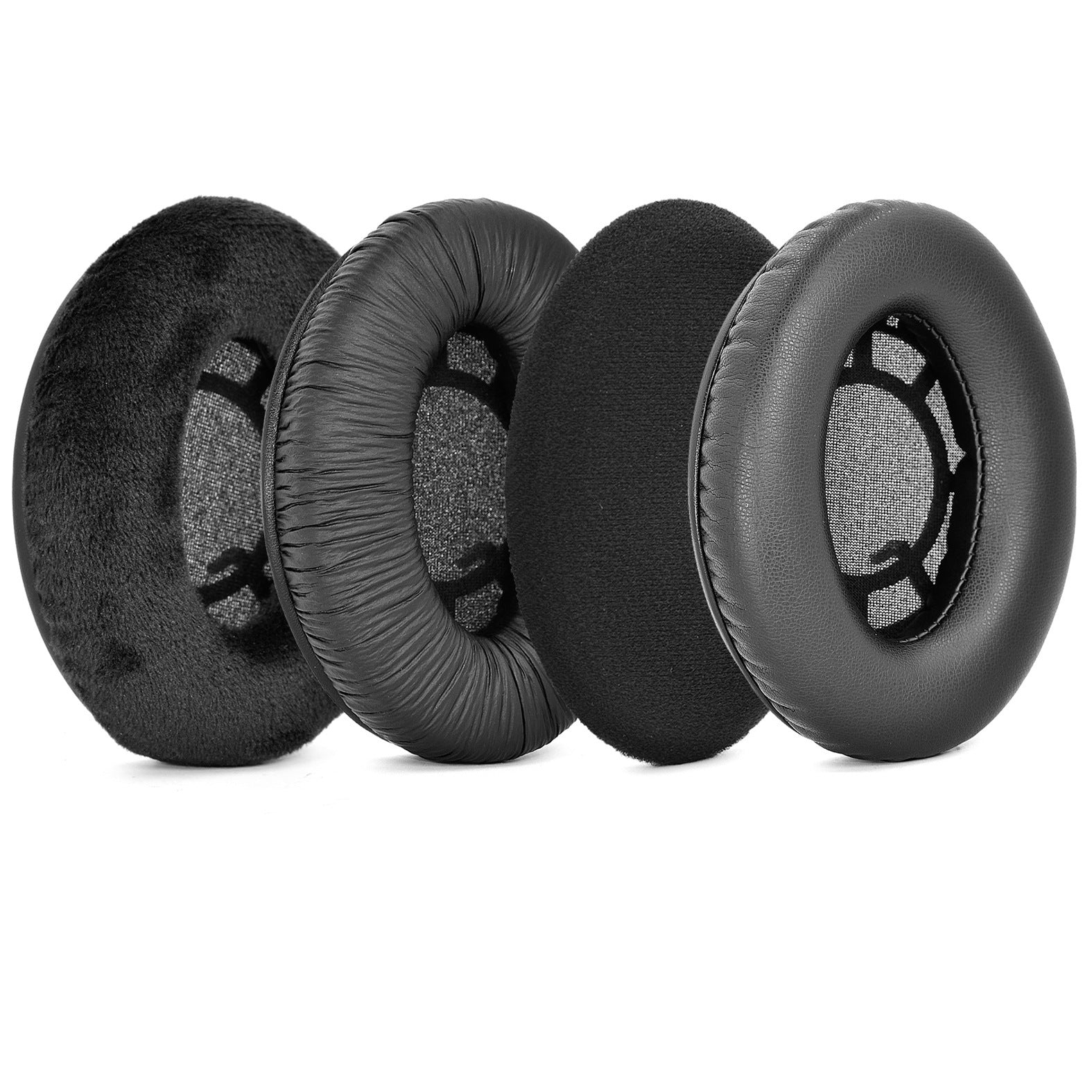 JMT-981962 Velvet Snap-On Sponge Ear Tips for SENHAI Sennheiser RS100/110/115/117/119 Earmuffs