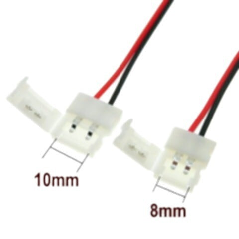 JMT-982154 Solder-free Waterproof Buckle LED Light Connection Set with 3528/5050/5630 Adapter Options