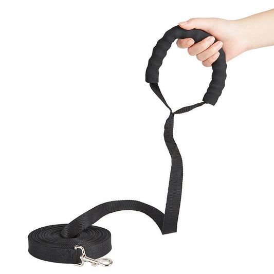 JMT-982474 Durable PP Dog Traction Rope with Sponge Cover - Multiple Lengths and Color Options Available