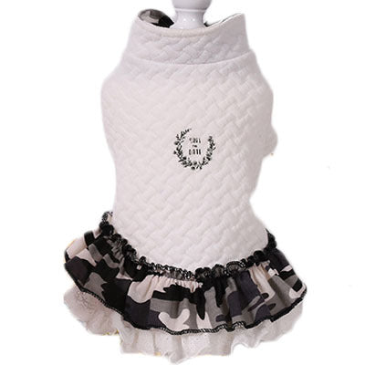 JMT-982602 Cozy Cotton Dog Skirt and Hooded Coat in Pink and Green Options