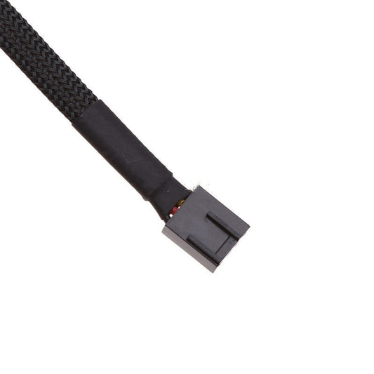 JMT-983306 5-Port 4-Pin PWM CPU Fan Hub with PWM Control for System Fans - Nylon & Plastic - Black