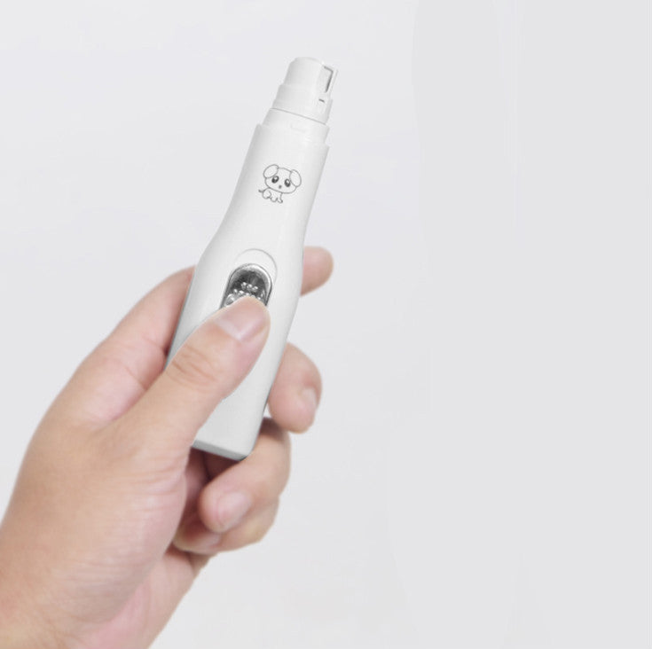 JMT-983370 Electric Nail Polisher for Pets - Safe and Quiet Dog & Cat Electric Nail Clipper with Battery Power