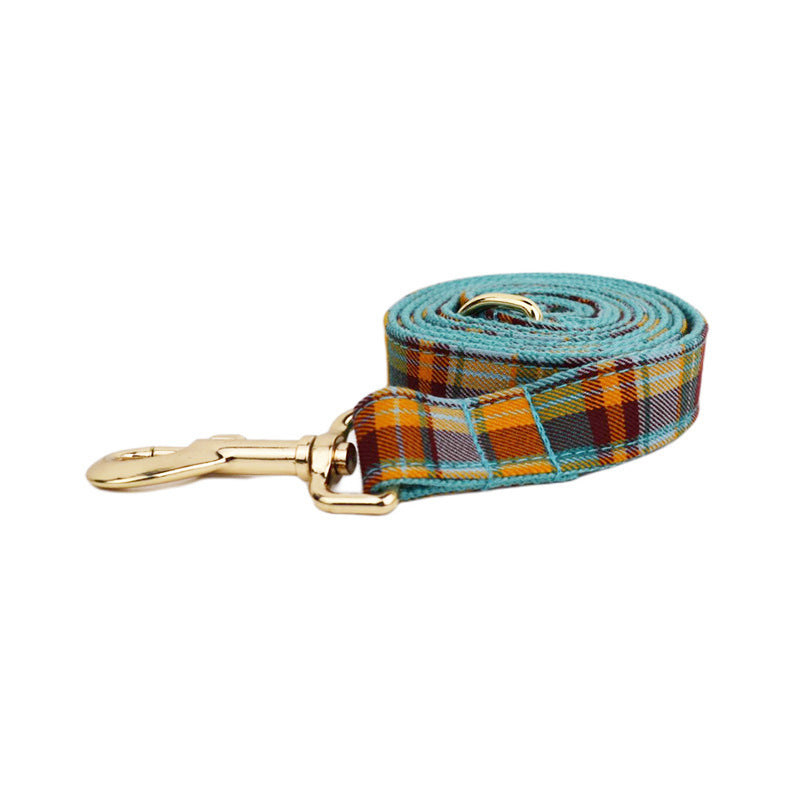 JMT-983626 Velvet Fabric Dog Collar with Leash, Bow, Flower, Dog Vest, and Poop Bag