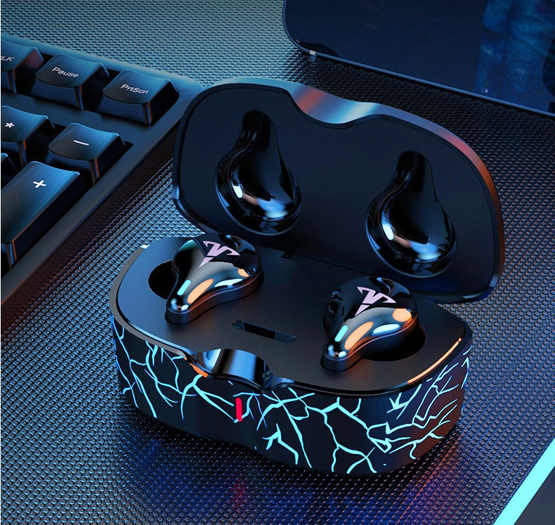 JMT-983626 Wireless Mini In-ear Sports Stereo Gaming Headset with Noise Reduction and Multi-point Connection