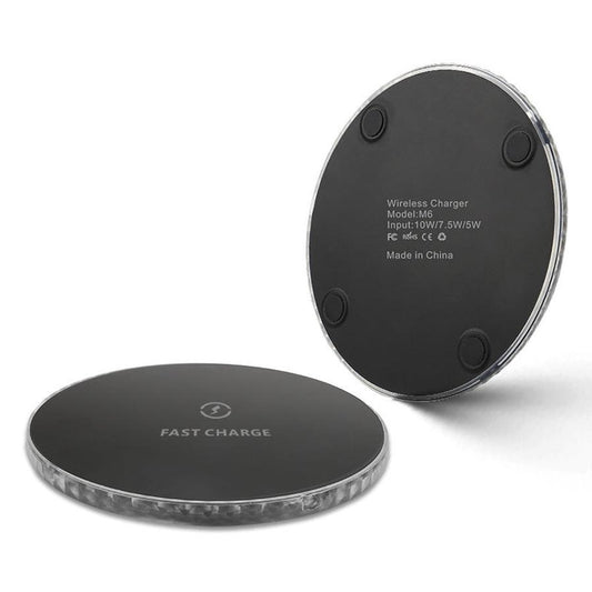 JMT-983818 Round Wireless Charging Mirror with Indication Function - 15W Adjustable Color Options