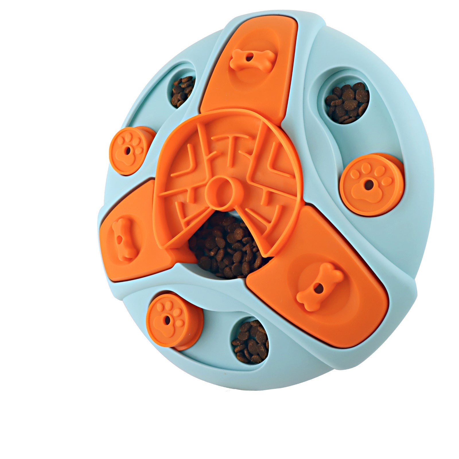 JMT-984266 Interactive Dog Puzzle Toy - Slow Feeder for Cognitive Development and Reduced Destructive Behavior, 28x28x4.5cm