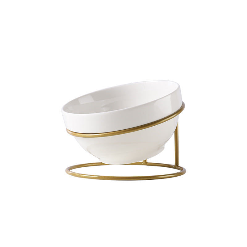 JMT-984458 Elevate Your Pet's Dining Experience with a Stylish Glass and Beech Pet Bowl - Large 800ml / Small 480ml Options Available