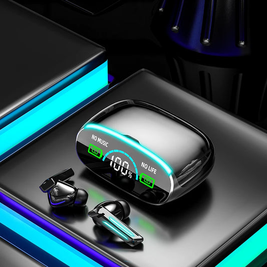 JMT-984458 True Wireless LED Display Earbuds with Noise Cancellation and Powerbank Charging Case