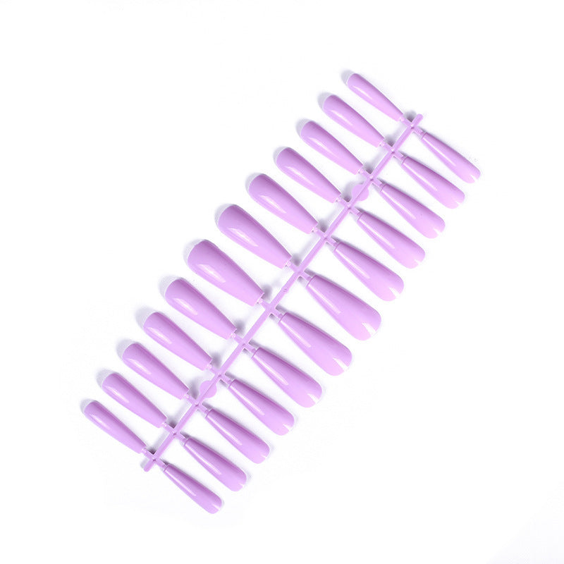 JMT-984586 24 Trapezoidal Long False Ballet Nails for Acrylic, Gel, or Fiberglass Designs