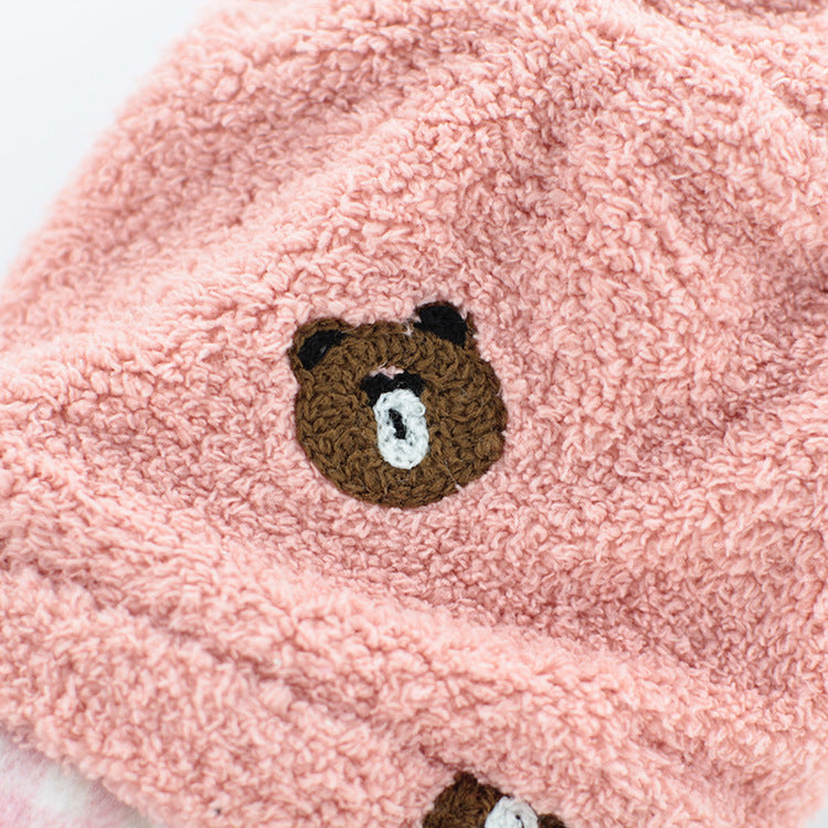 JMT-984906 Plush Warm Casual Dog Clothes for All Breeds - Available in Pink and Blue