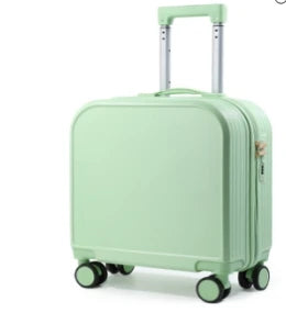 JMT-985162 Kids 20 Inch ABS Suitcase with Spinner Wheels - Square Travel Luggage for Students