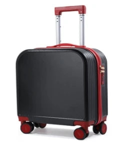 JMT-985162 Kids 20 Inch ABS Suitcase with Spinner Wheels - Square Travel Luggage for Students