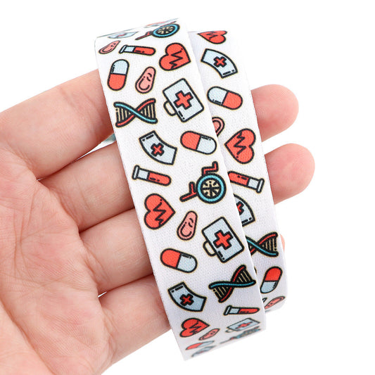 JMT-985610 Cute Cartoon Doctor Mobile Phone Lanyard with Metal Buckle and Soft Polyester Design