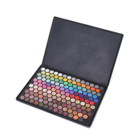 JMT-985866 149-Color Pearlescent Honeycomb Eyeshadow Palette - Solid Color Selection