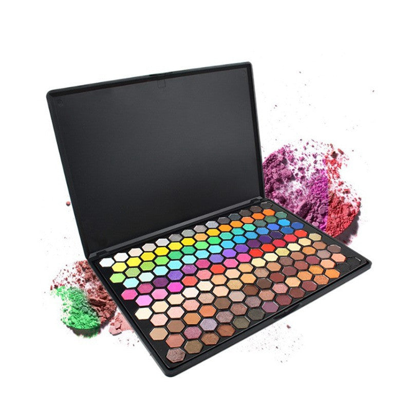 JMT-985866 149-Color Pearlescent Honeycomb Eyeshadow Palette - Solid Color Selection