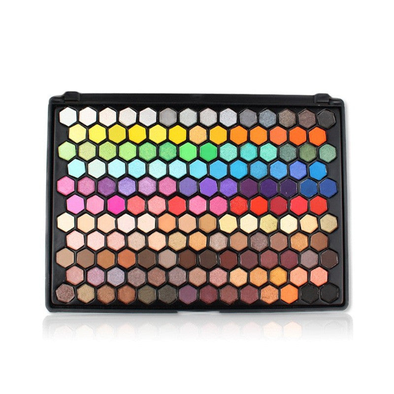 JMT-985866 149-Color Pearlescent Honeycomb Eyeshadow Palette - Solid Color Selection