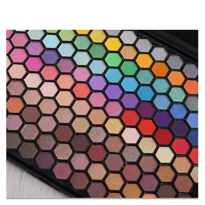 JMT-985866 149-Color Pearlescent Honeycomb Eyeshadow Palette - Solid Color Selection