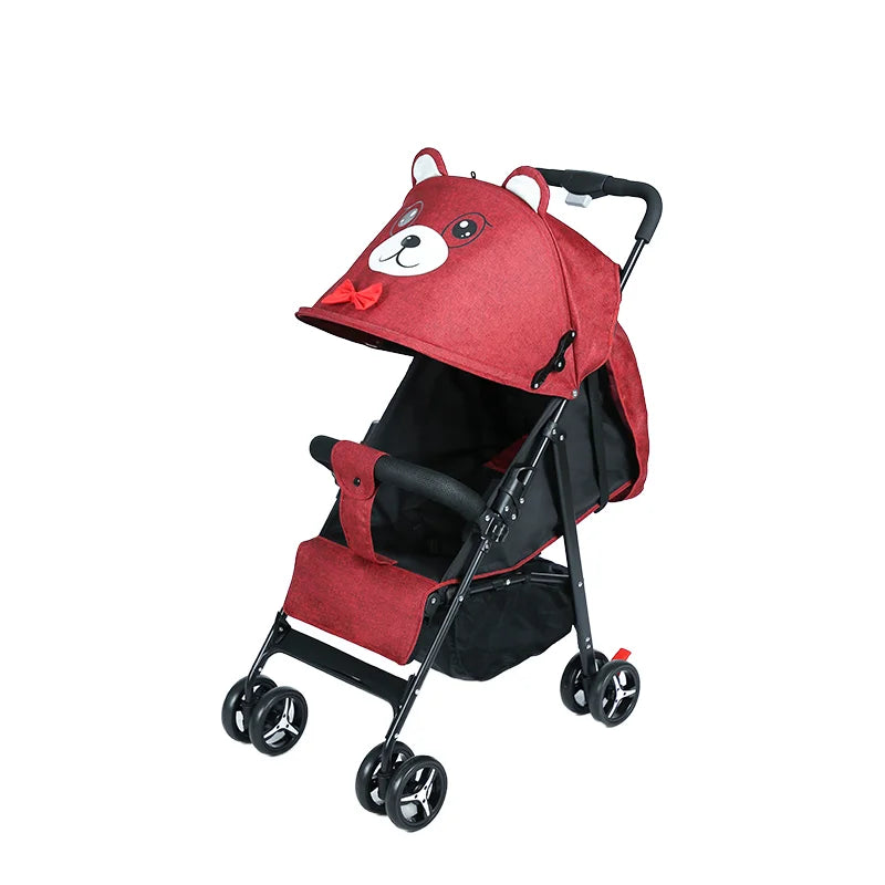 JMT-985866 Lightweight Foldable Baby Stroller for Infants and Toddlers (0-36 Months) in Cat/Rabbit Design