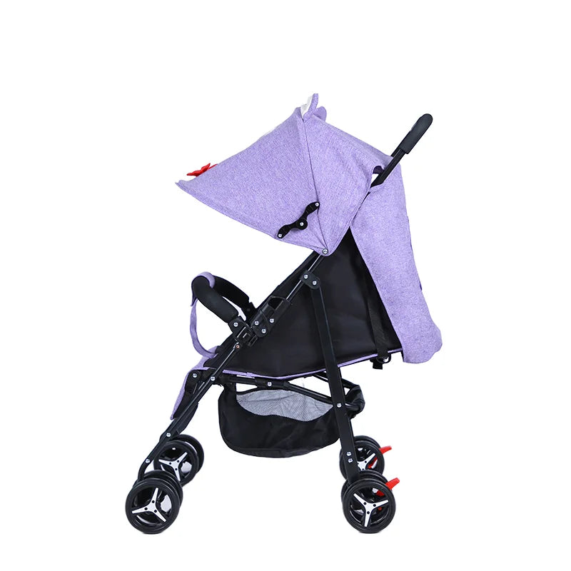 JMT-985866 Lightweight Foldable Baby Stroller for Infants and Toddlers (0-36 Months) in Cat/Rabbit Design