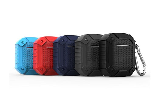 JMT-985930 Silicone Earphone Cover with Plaid and Solid Color Options