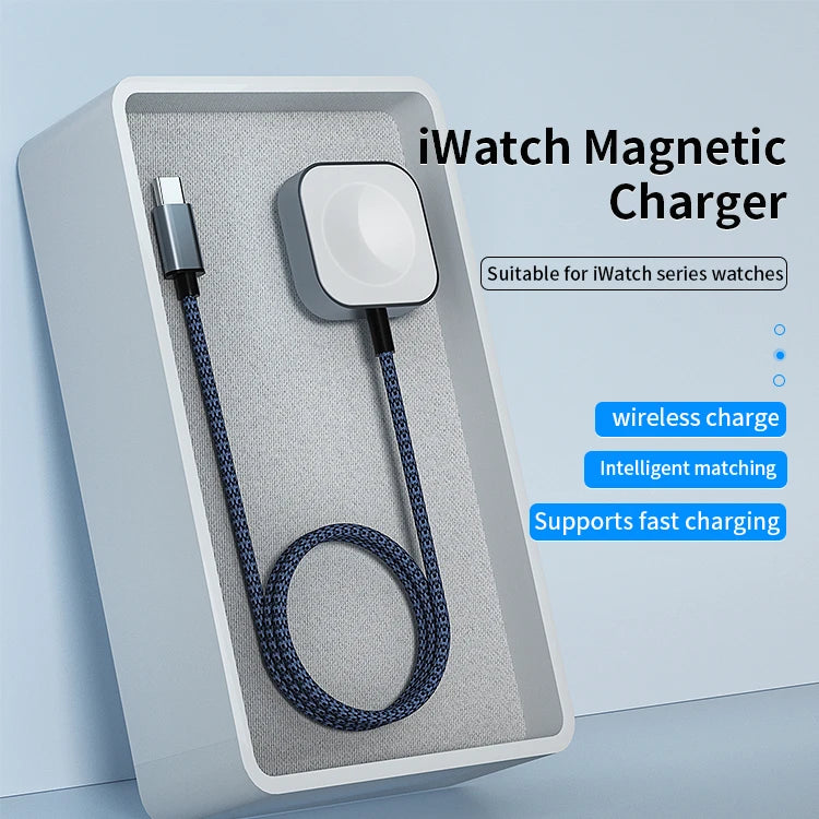 JMT-986250 1M Magnetic Charging Cable for Apple Watch Series 1-8 and Ultra