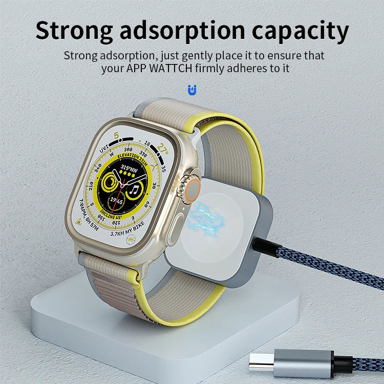 JMT-986250 1M Magnetic Charging Cable for Apple Watch Series 1-8 and Ultra
