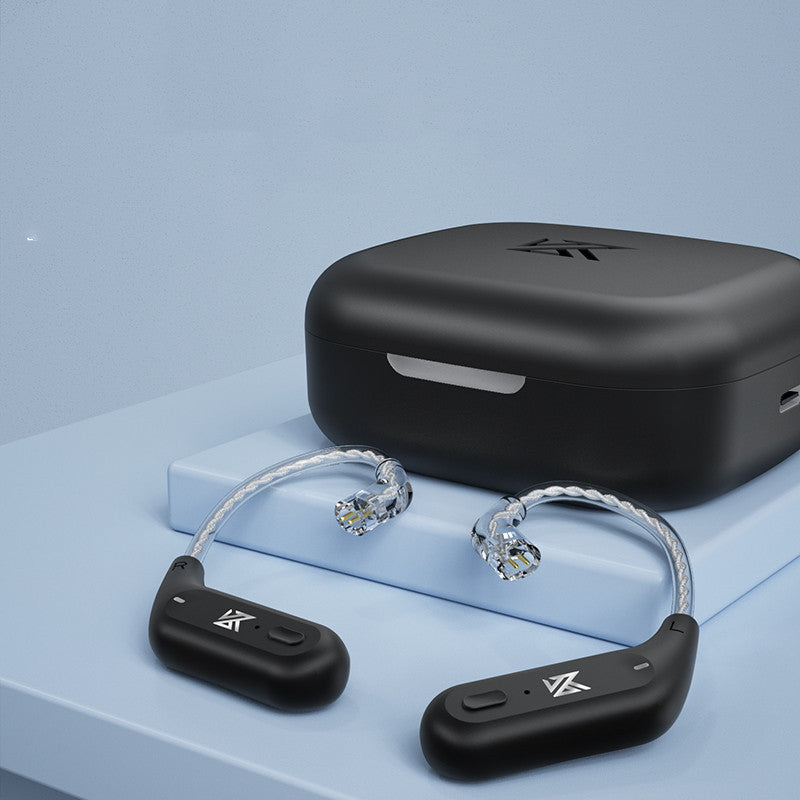 JMT-986250 KZ AZ09 Bluetooth Ear Hook Headset with Silver-Plated Oxygen-Free Copper Wire