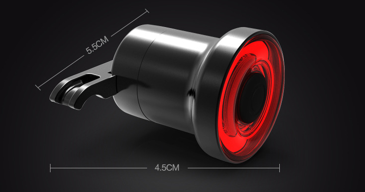 JMT-986506 Smart Induction Bicycle Taillight with Brake Light Function