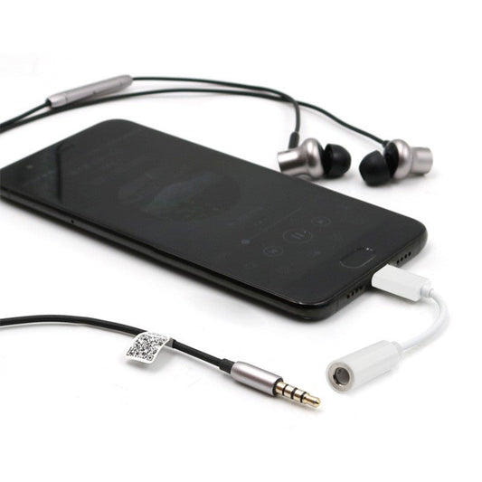 JMT-986762 USB-C to 3.5mm Earphone Adapter with Built-in DAC Chip Decoder