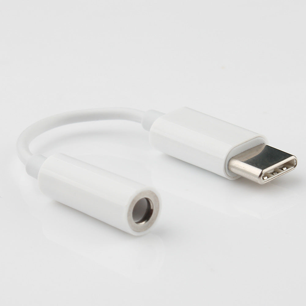JMT-986762 USB-C to 3.5mm Earphone Adapter with Built-in DAC Chip Decoder